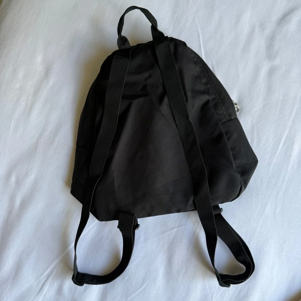 JanSport Half Pint Mini Backpack Black Small Travel Kidcore Festival Accessory